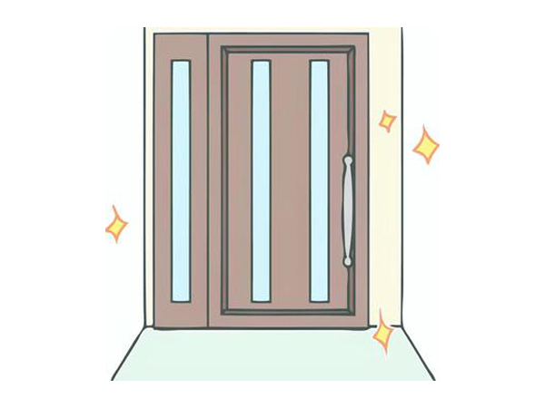玄関クリーニング